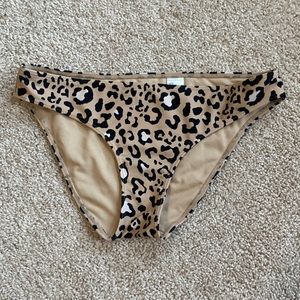 Cheetah print bikini bottoms